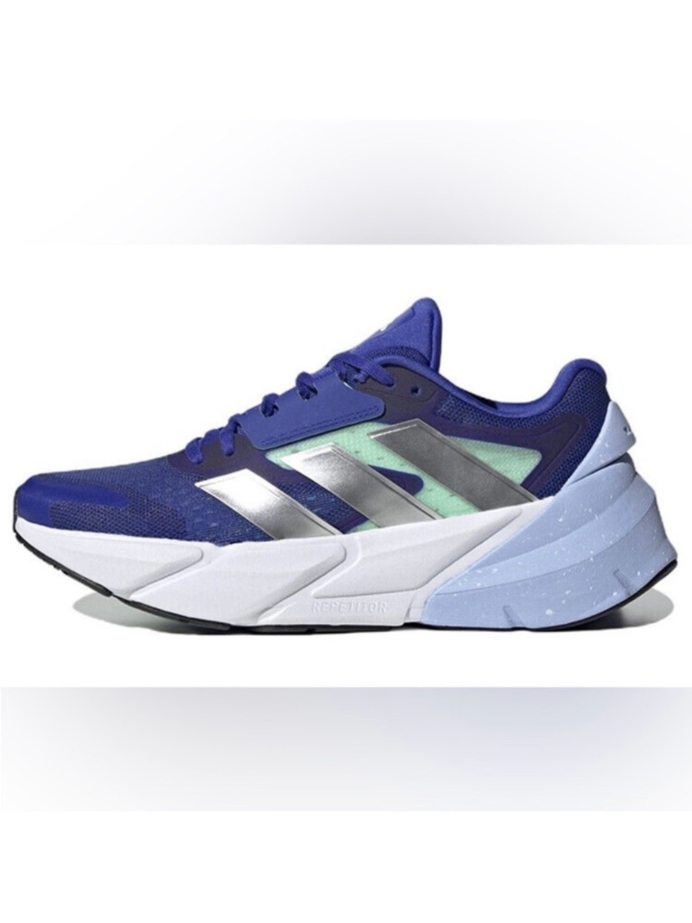 adidas adistar 2.0 Lucid Blue Silver Metallic Shoes Sneakers Men’s GV9121 Size 7